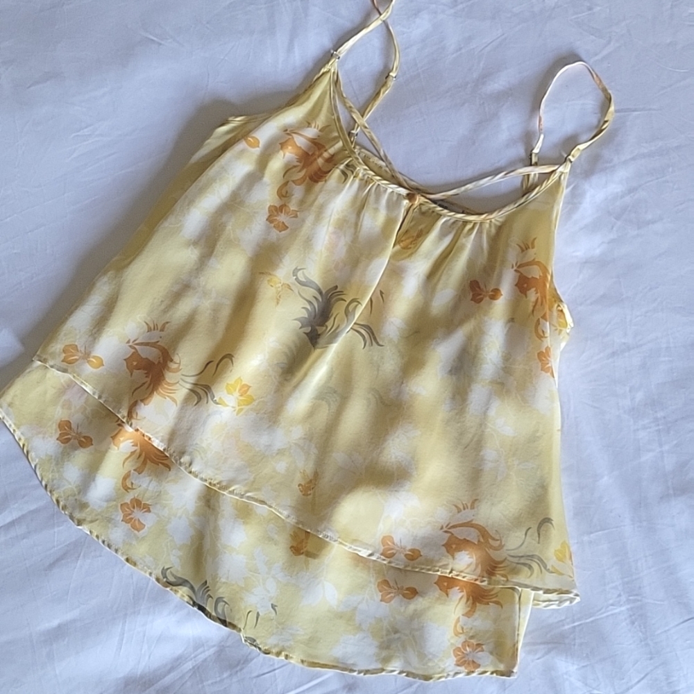 Womens Silk Tank Top Grace Sun Size 6